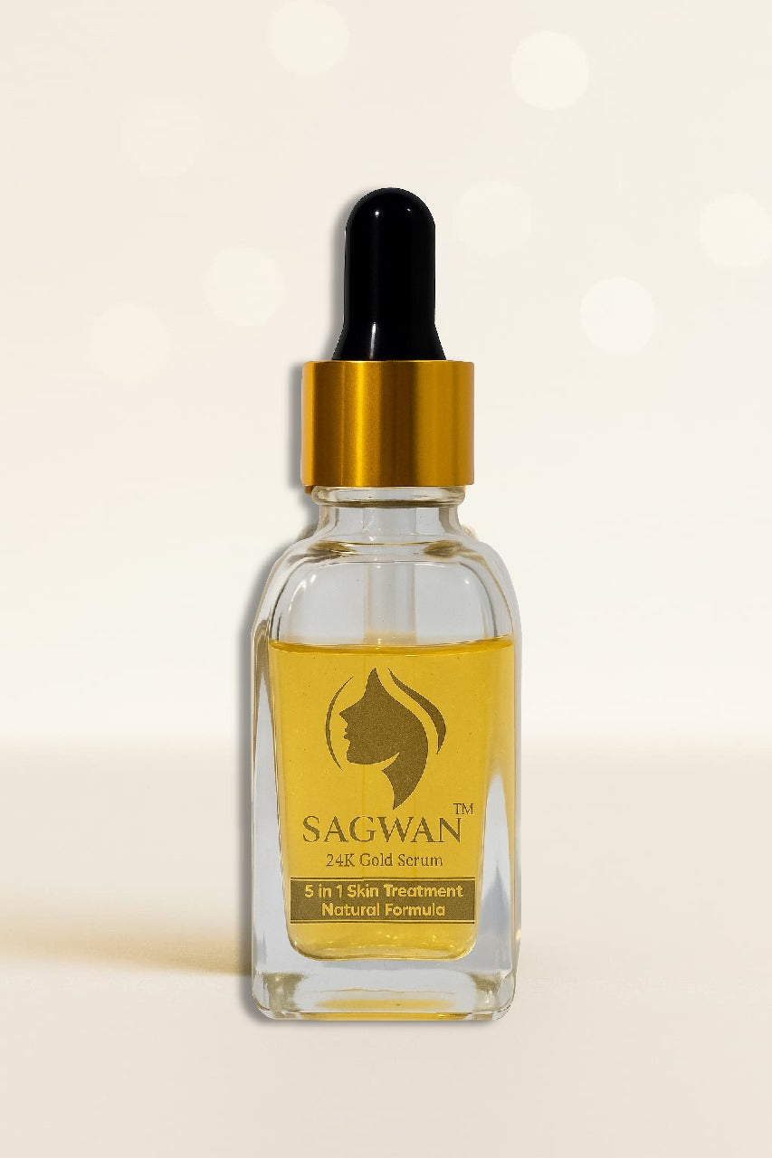 Sagwan 24K Gold Skin Serum (5-in-1 Treatment)