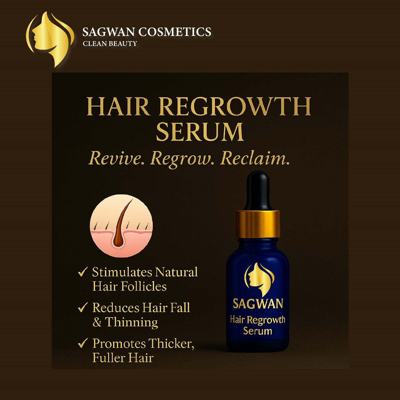 Sagwan Hair Regrowth Serum